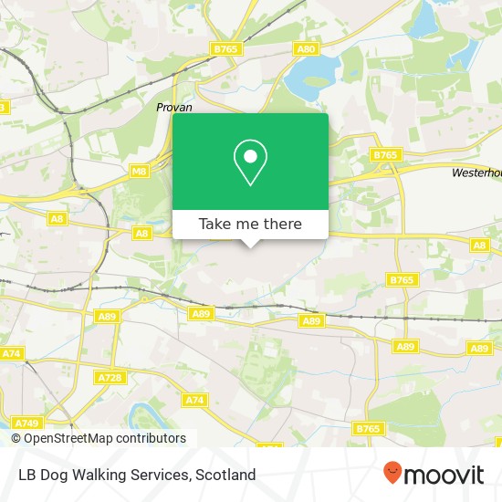 LB Dog Walking Services, 672 Carntyne Road Tollcross Park Glasgow G32 6PR map