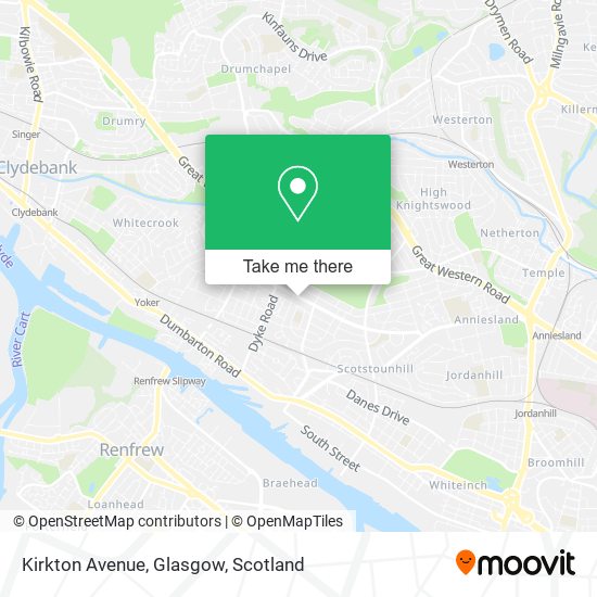 Kirkton Avenue, Glasgow map