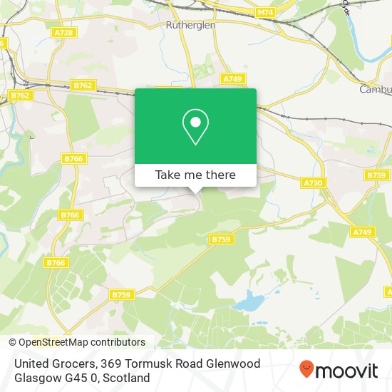 United Grocers, 369 Tormusk Road Glenwood Glasgow G45 0 map