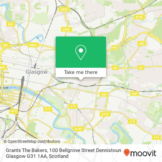 Grants The Bakers, 100 Bellgrove Street Dennistoun Glasgow G31 1AA map