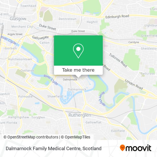 Dalmarnock Family Medical Centre map