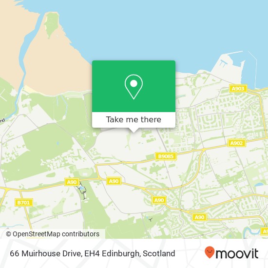 66 Muirhouse Drive, EH4 Edinburgh map