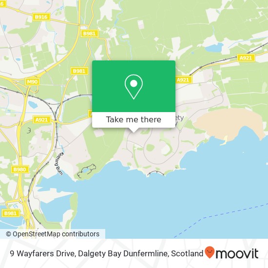 9 Wayfarers Drive, Dalgety Bay Dunfermline map