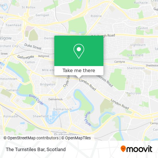 The Turnstiles Bar map