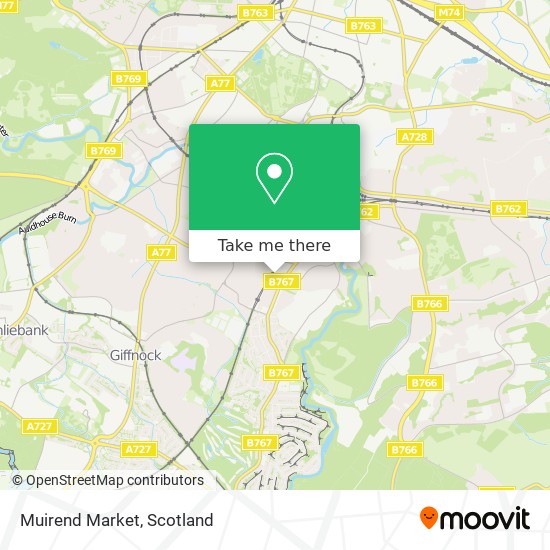 Muirend Market map