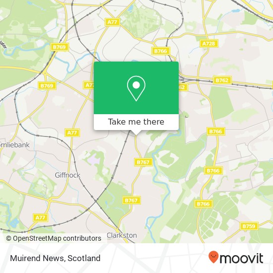 Muirend News map