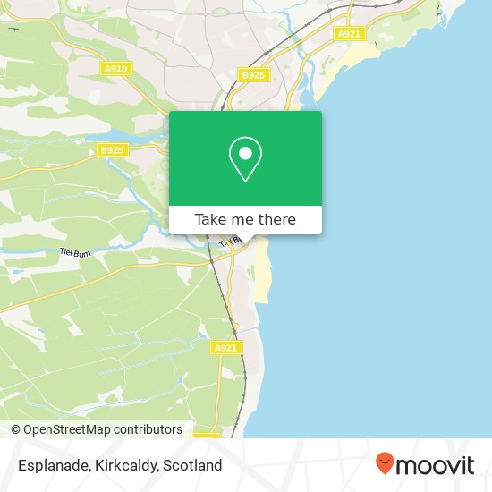 Esplanade, Kirkcaldy map