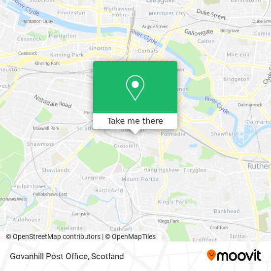 Govanhill Post Office map