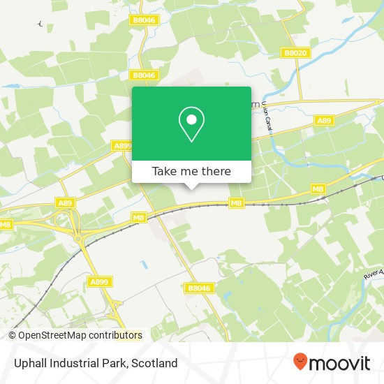 Uphall Industrial Park map