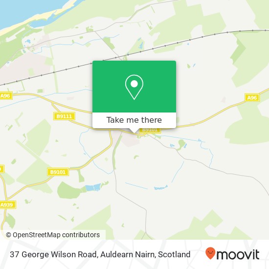 37 George Wilson Road, Auldearn Nairn map