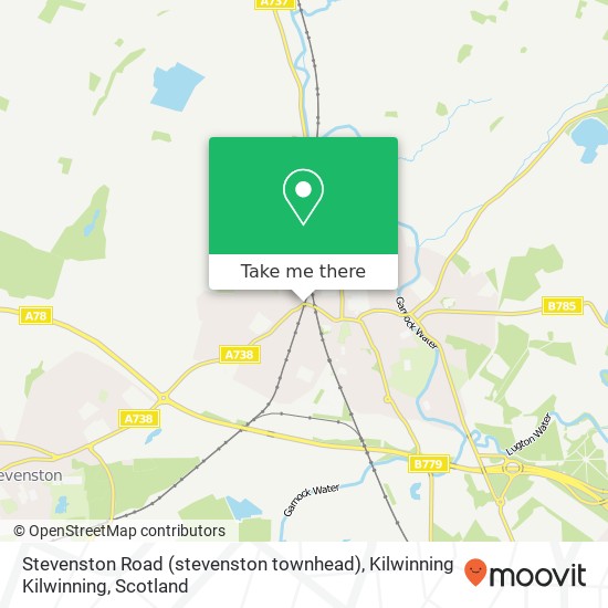 Stevenston Road (stevenston townhead), Kilwinning Kilwinning map