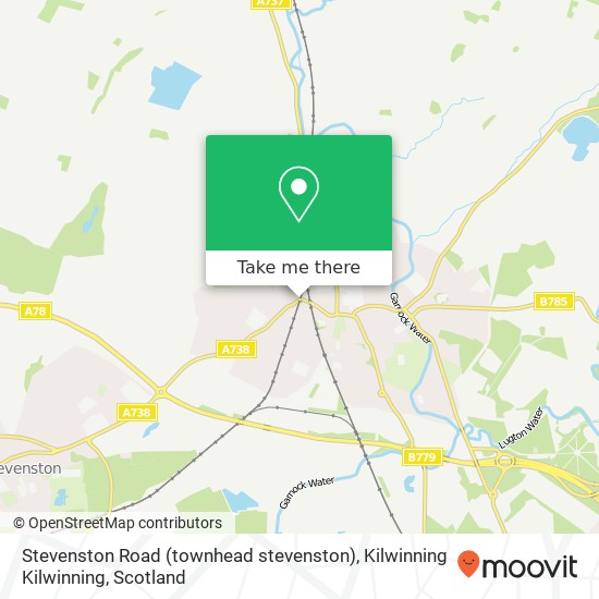 Stevenston Road (townhead stevenston), Kilwinning Kilwinning map