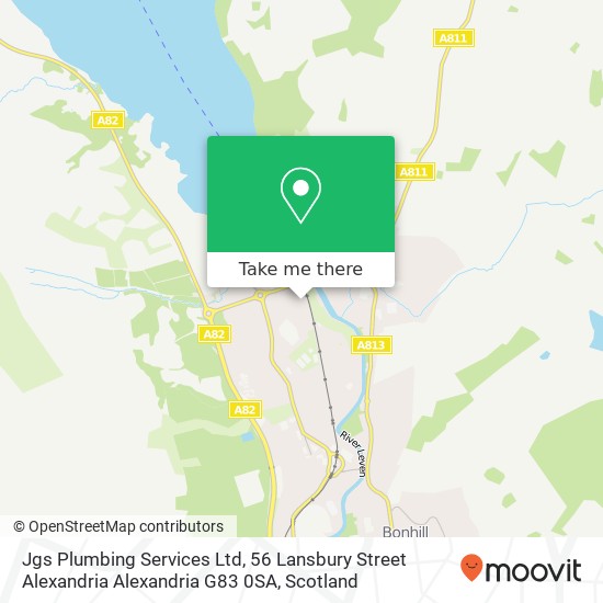 Jgs Plumbing Services Ltd, 56 Lansbury Street Alexandria Alexandria G83 0SA map