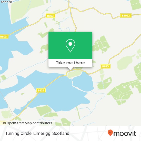 Turning Circle, Limerigg map