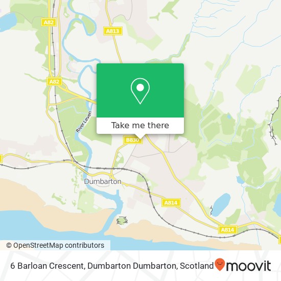 6 Barloan Crescent, Dumbarton Dumbarton map