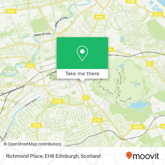 Richmond Place, EH8 Edinburgh map