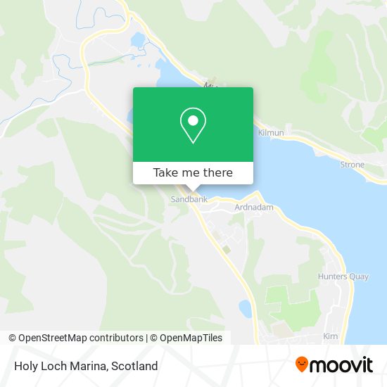 Holy Loch Marina map
