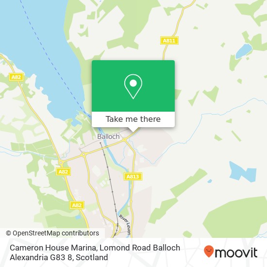 Cameron House Marina, Lomond Road Balloch Alexandria G83 8 map