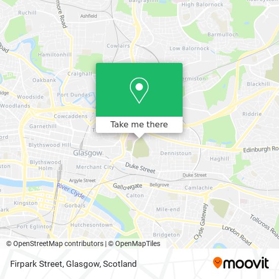 Firpark Street, Glasgow map
