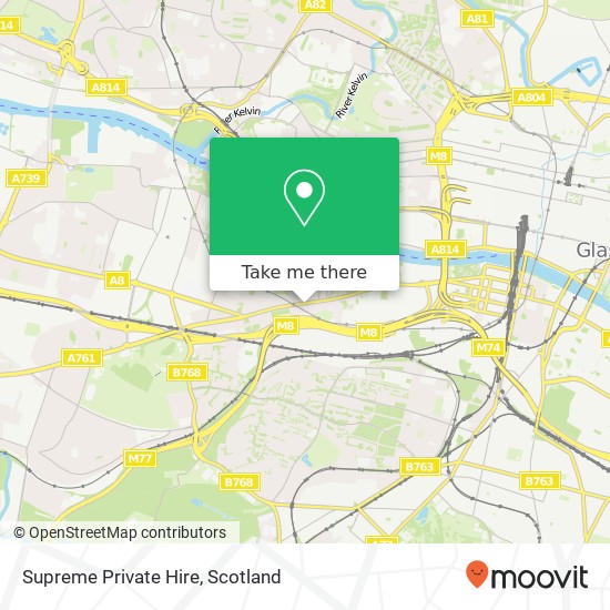 Supreme Private Hire map