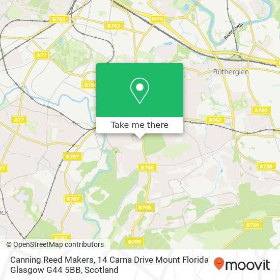 Canning Reed Makers, 14 Carna Drive Mount Florida Glasgow G44 5BB map