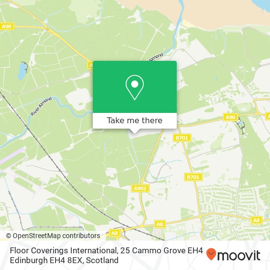 Floor Coverings International, 25 Cammo Grove EH4 Edinburgh EH4 8EX map