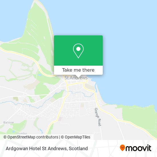 Ardgowan Hotel St Andrews map