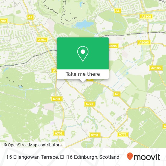 15 Ellangowan Terrace, EH16 Edinburgh map