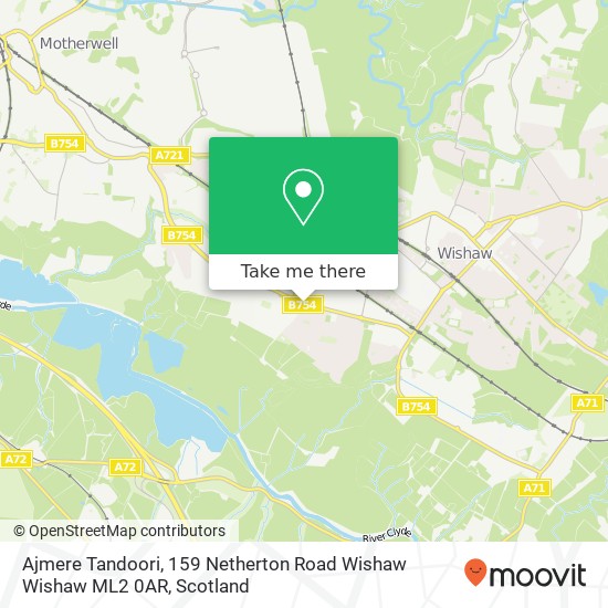 Ajmere Tandoori, 159 Netherton Road Wishaw Wishaw ML2 0AR map