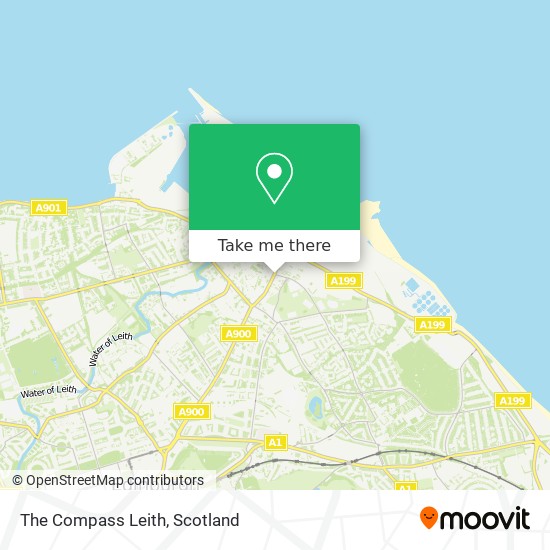 The Compass Leith map