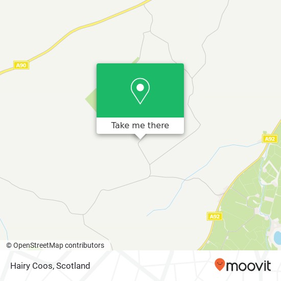 Hairy Coos map