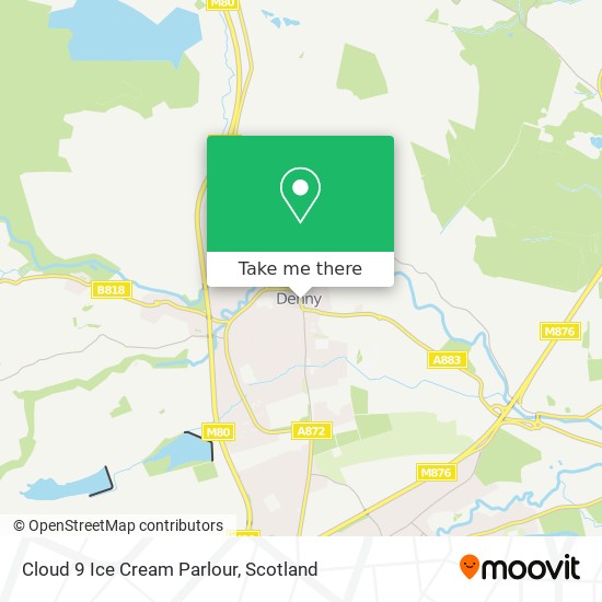 Cloud 9 Ice Cream Parlour map