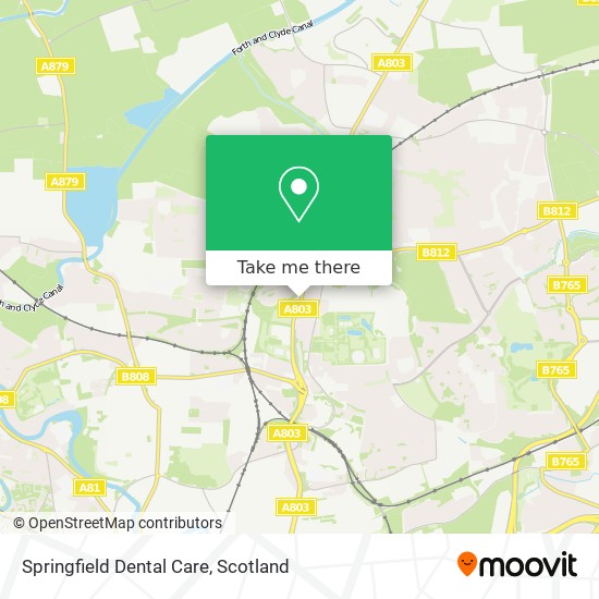 Springfield Dental Care map