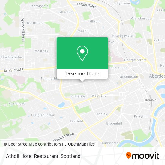 Atholl Hotel Restaurant map