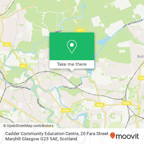Cadder Community Education Centre, 20 Fara Street Maryhill Glasgow G23 5AE map