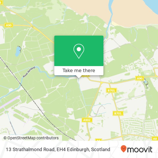 13 Strathalmond Road, EH4 Edinburgh map