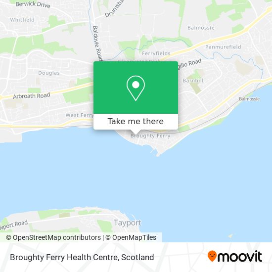 Broughty Ferry Health Centre map
