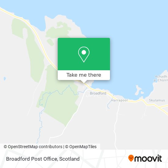 Broadford Post Office map