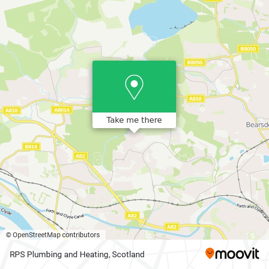 RPS Plumbing and Heating map
