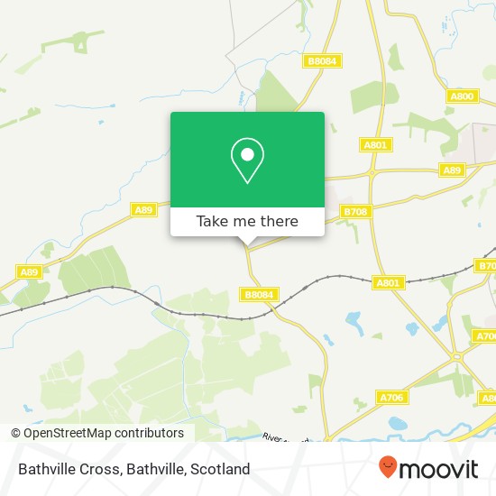 Bathville Cross, Bathville map