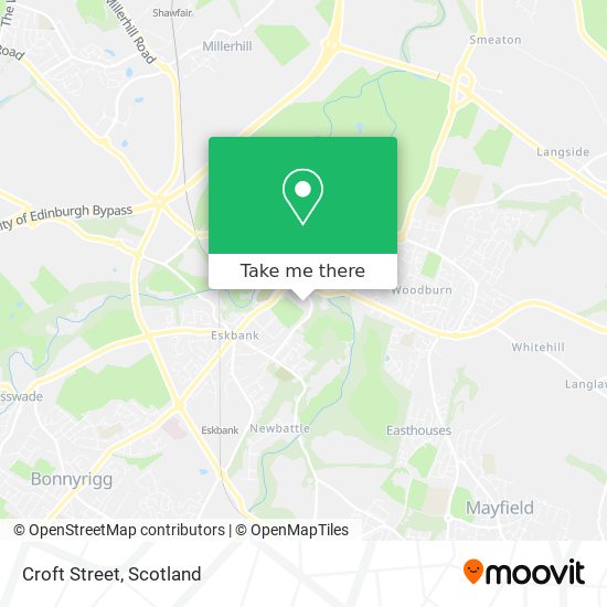 Croft Street map
