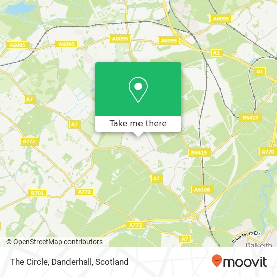 The Circle, Danderhall map