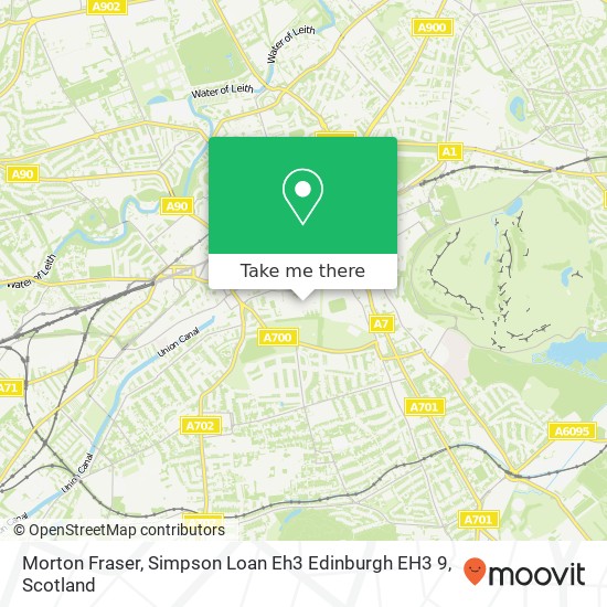 Morton Fraser, Simpson Loan Eh3 Edinburgh EH3 9 map