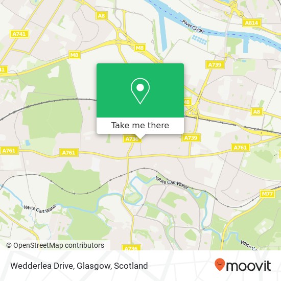 Wedderlea Drive, Glasgow map