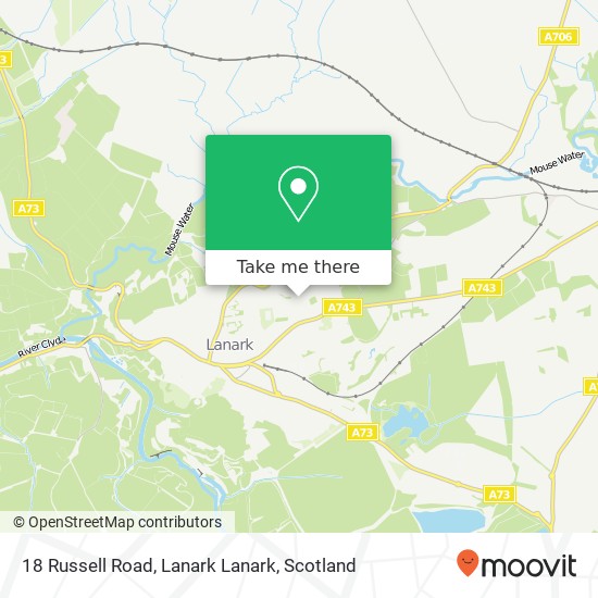 18 Russell Road, Lanark Lanark map