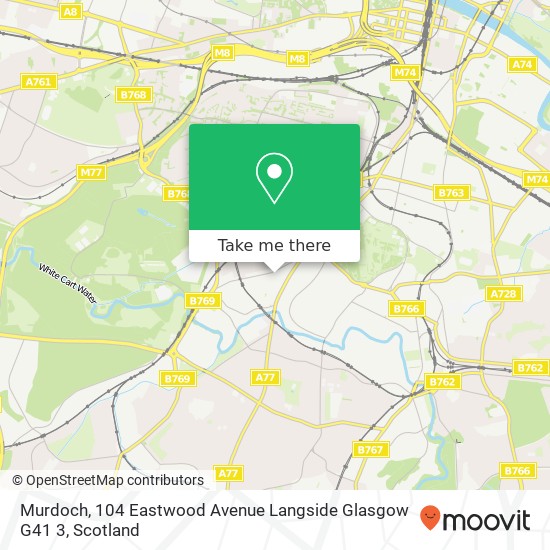 Murdoch, 104 Eastwood Avenue Langside Glasgow G41 3 map