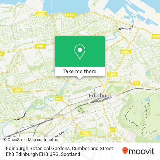 Edinburgh Botanical Gardens, Cumberland Street Eh3 Edinburgh EH3 6RG map