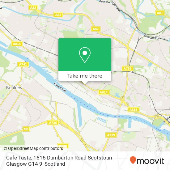 Cafe Taste, 1515 Dumbarton Road Scotstoun Glasgow G14 9 map