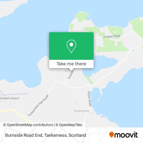 Burnside Road End, Tankerness map