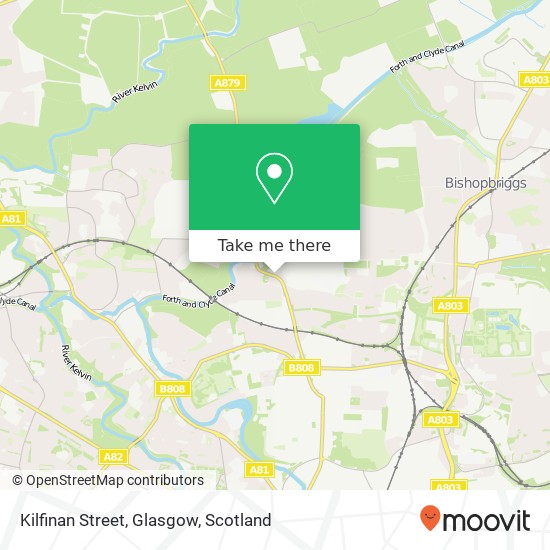 Kilfinan Street, Glasgow map
